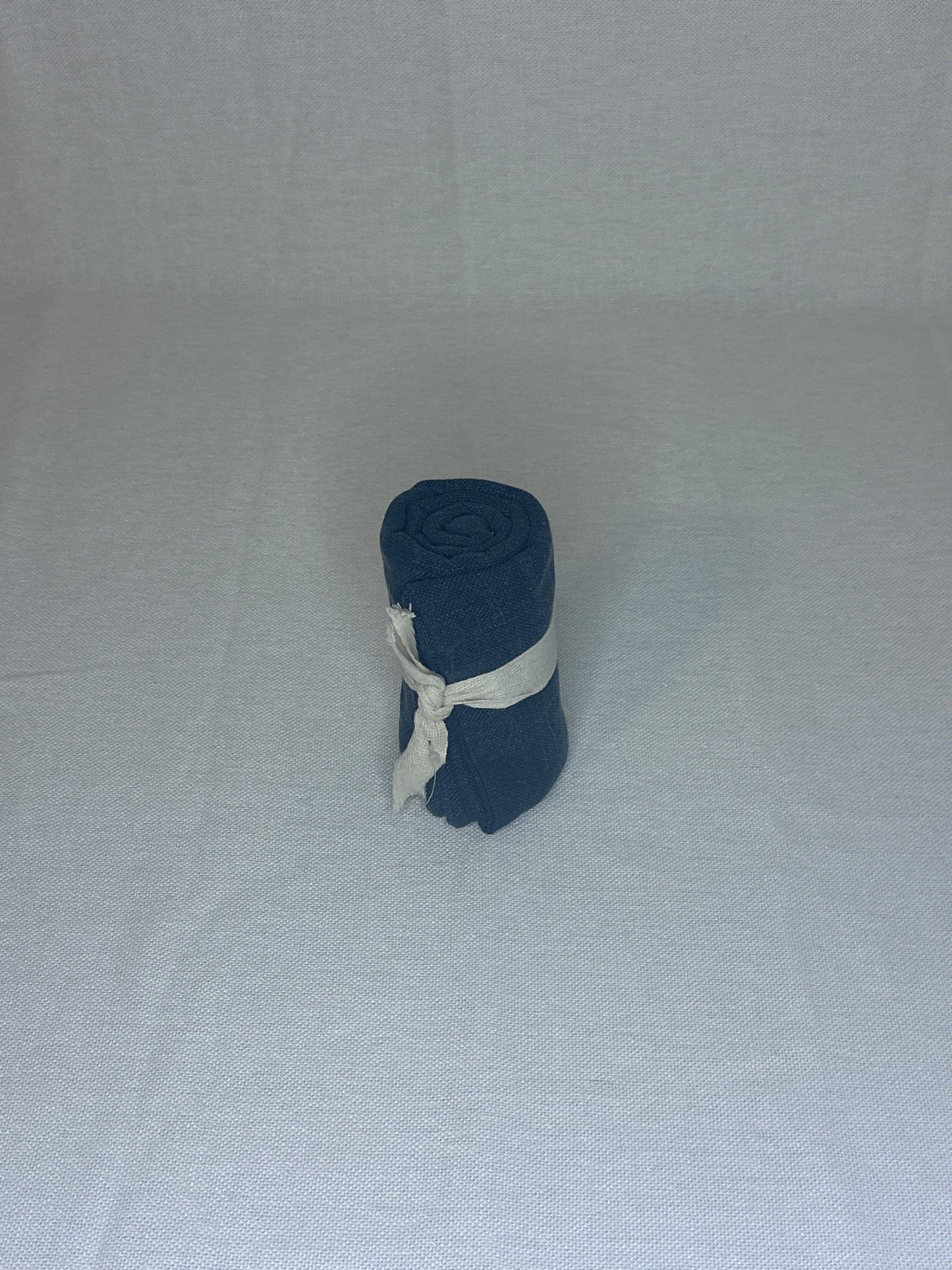 Stone Washed and Distressed Cotton Decor Throw Pillow Cover-Navy 20x20