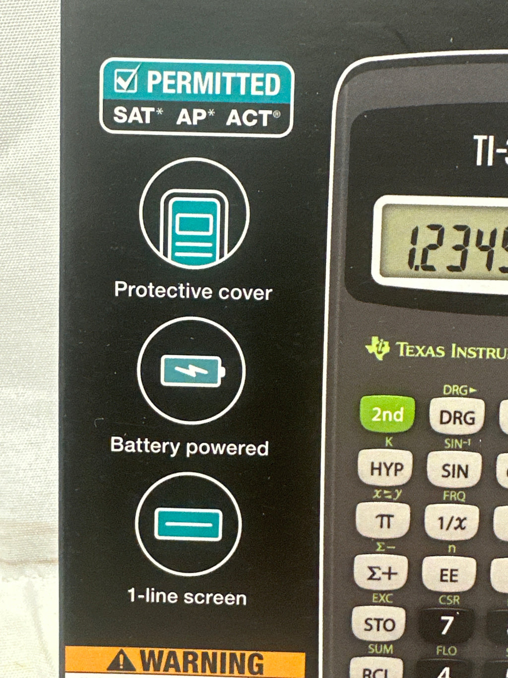 Texas Instruments TI-30Xa Scientific Calculator SAT ACT Approved