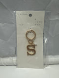 A New Day Gold Letter S Bag Charm Purse Keychain Initial Charm