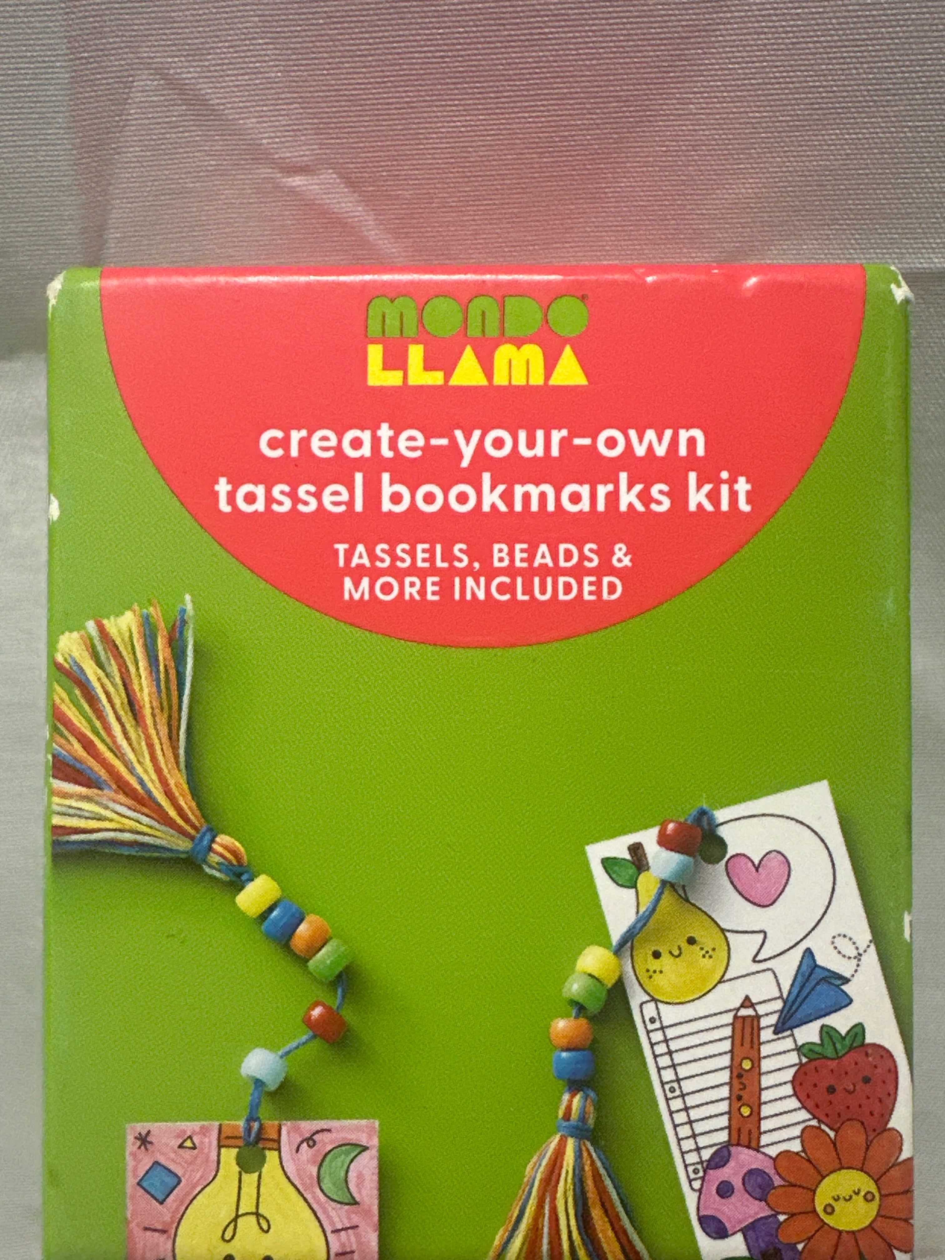 Mondo Llama Create Your Own Tassel Bookmarks Kit Makes 15 Ages 6+