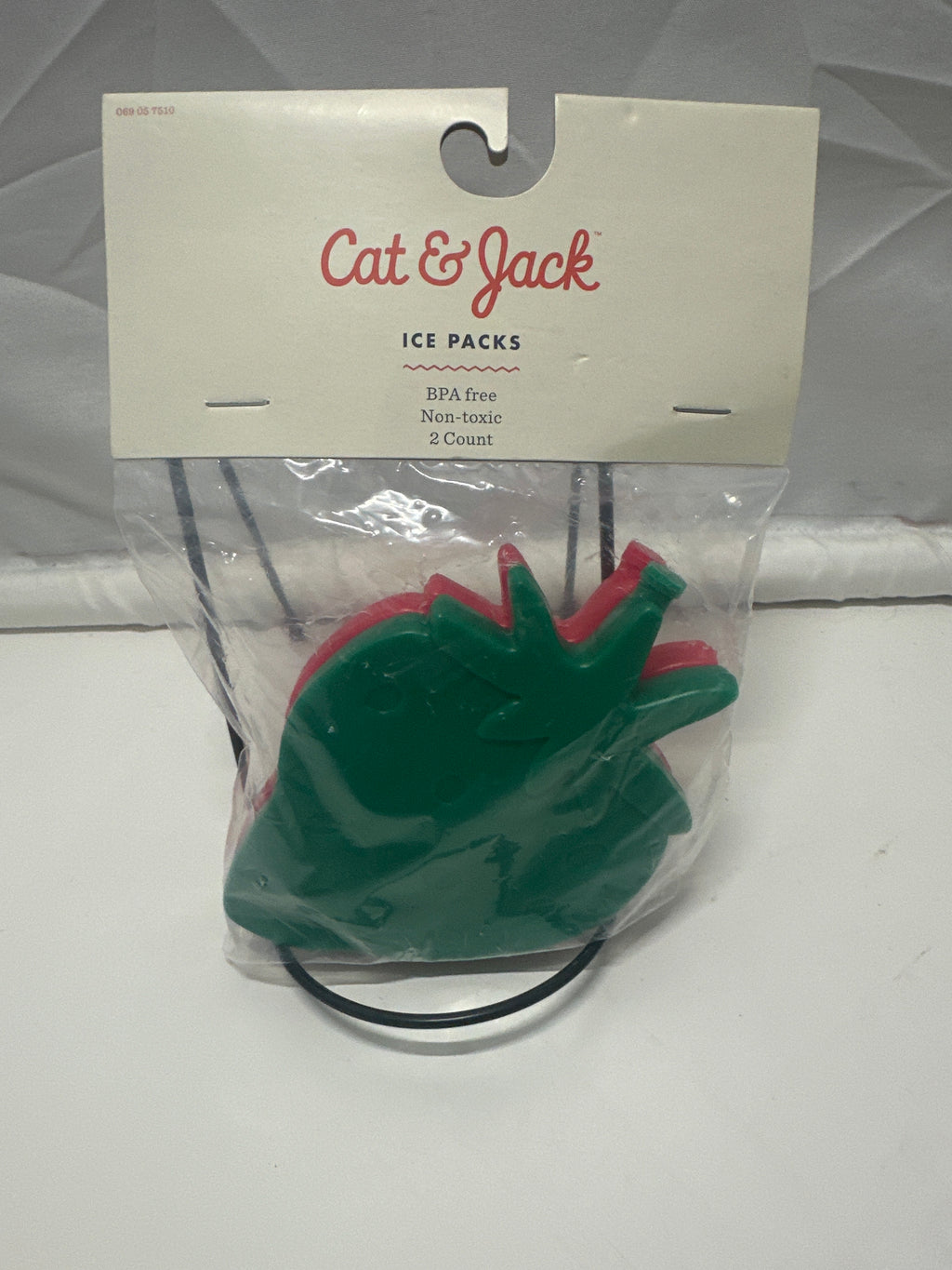 Cat & Jack Strawberry Ice Packs 2 Count BPA Free Non Toxic Lunch Box