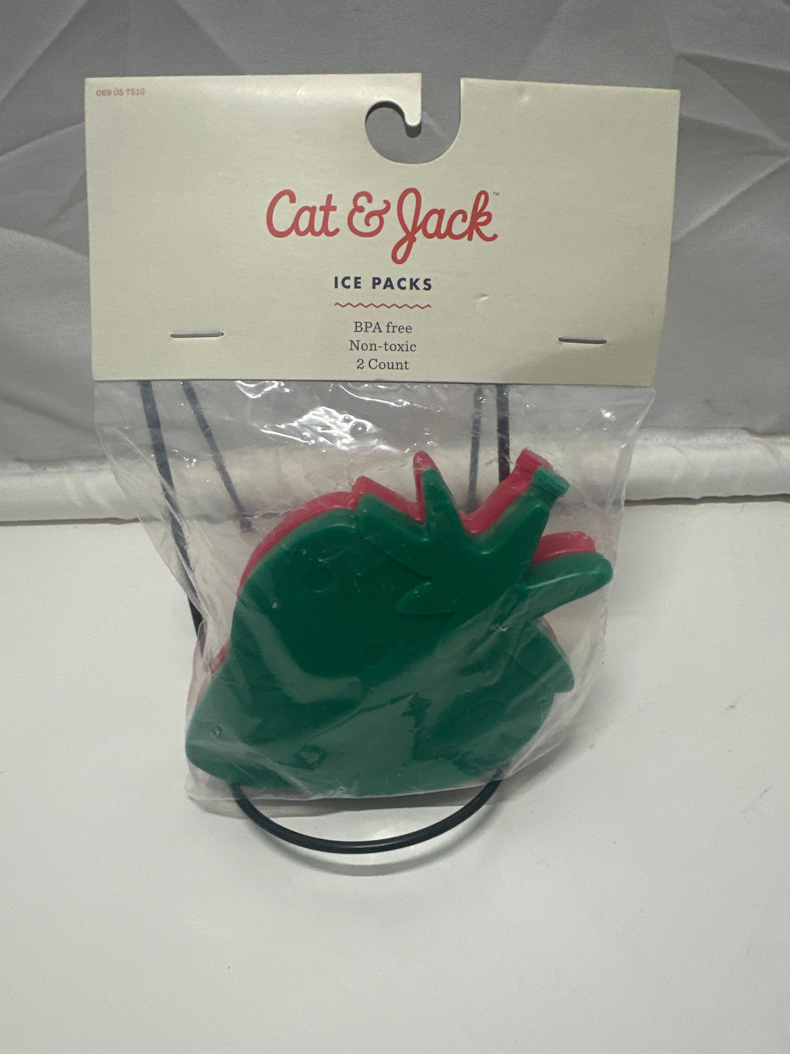 Cat & Jack Strawberry Ice Packs 2 Count BPA Free Non Toxic Lunch Box