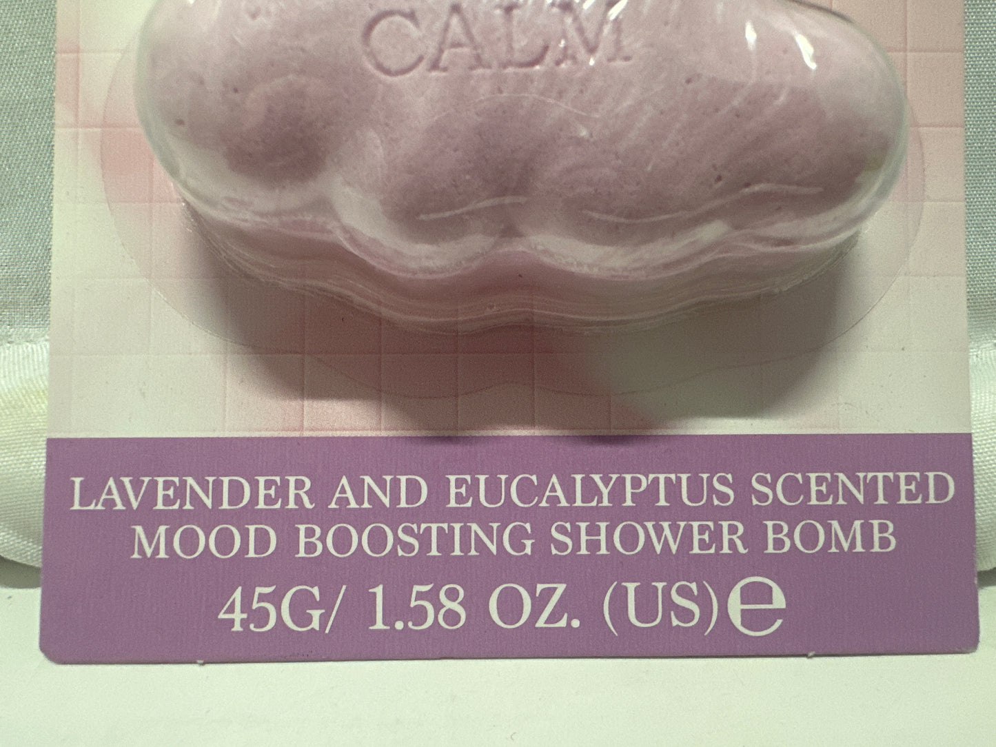 Holler Cloud Nine Lavender and Eucalyptus Mood Boosting Shower Bomb 1.58 oz