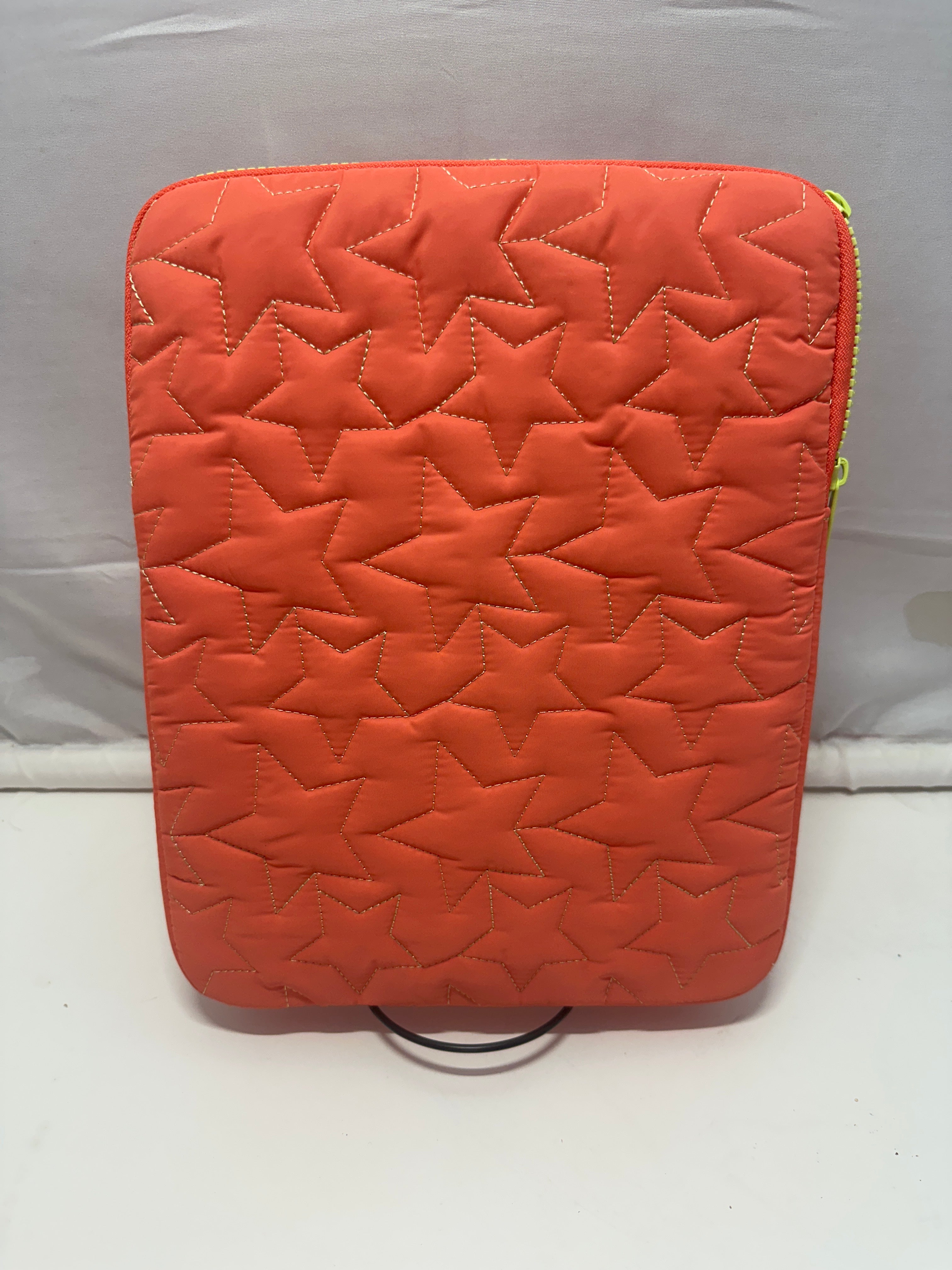 Heyday Orange Star Pattern Tablet Sleeve Case Fits Tablets Up To 12.9"