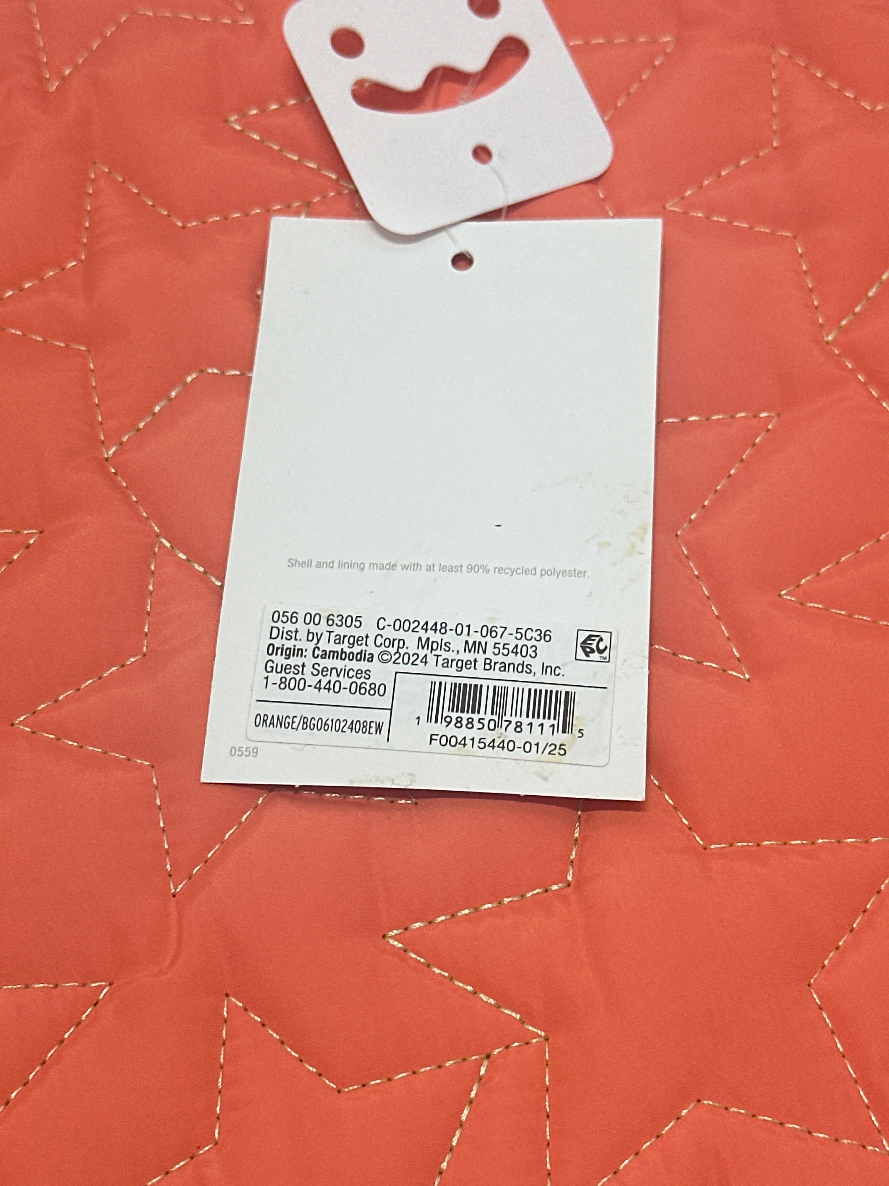 Heyday Orange Star Pattern Tablet Sleeve Case Fits Tablets Up To 12.9"