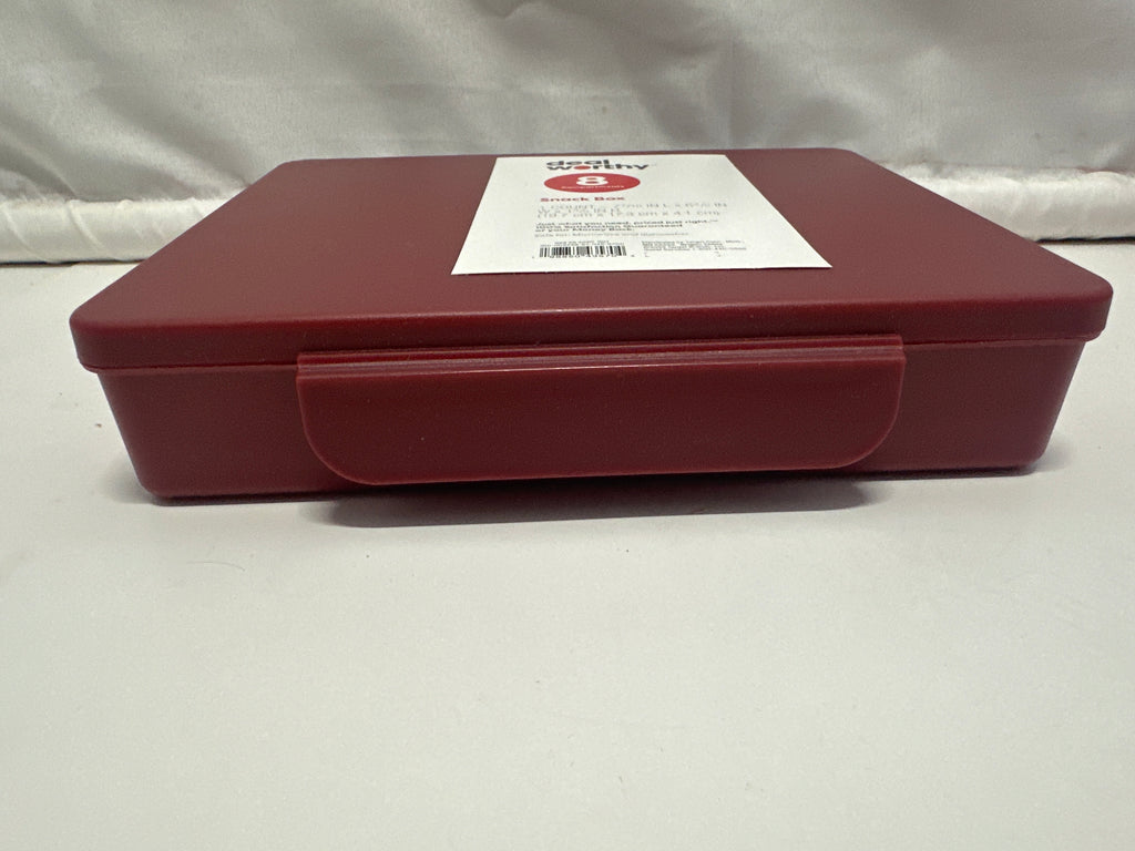 Dealworthy Snack Box 8 Compartment Red Bento Food Storage Container