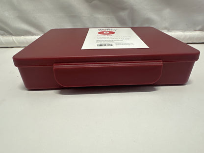 Dealworthy Snack Box 8 Compartment Red Bento Food Storage Container