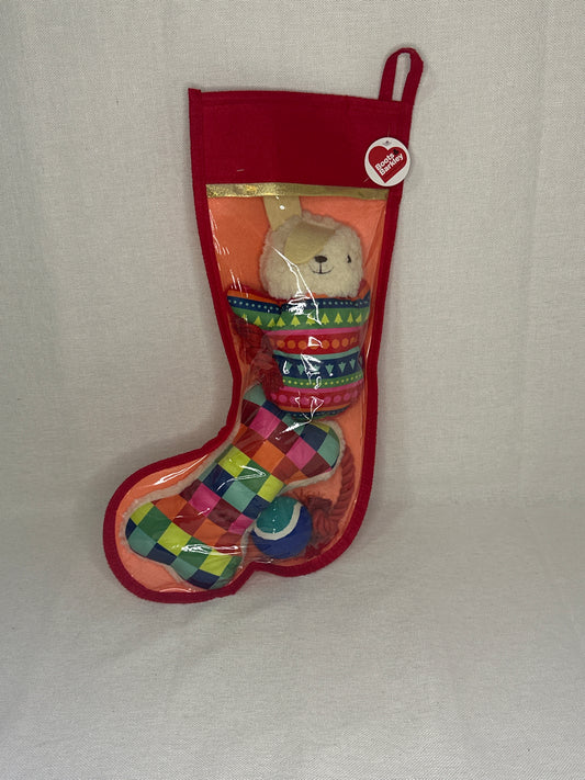Boots& Barkley Boots & Barkley Stocking Toy Set - The Perfect for Your Fur Babies (Medium/Large, Red)-m