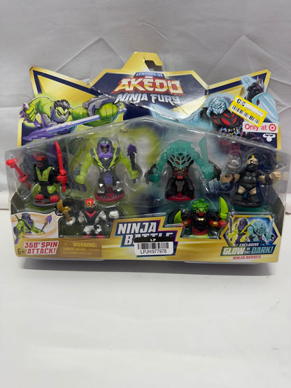 Legends of Akedo Ninja Fury Ninja Battle Pack Glow In The Dark Bosses Target Exclusive