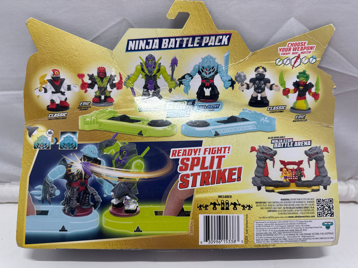 Legends of Akedo Ninja Fury Ninja Battle Pack Glow In The Dark Bosses Target Exclusive