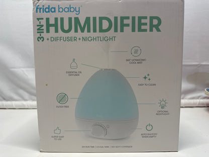 Frida Baby 3-in-1 Humidifier Diffuser Nightlight Cool Mist White