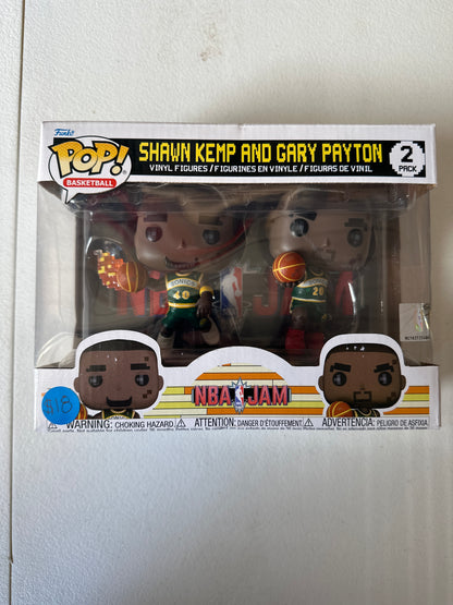 FUNKO POP! 8-BIT: NBA JAM - Seattle Sonics 2PK