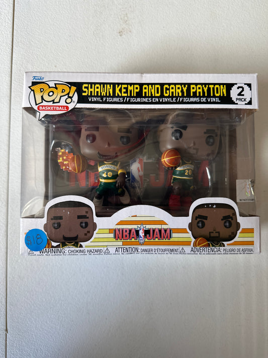 FUNKO POP! 8-BIT: NBA JAM - Seattle Sonics 2PK