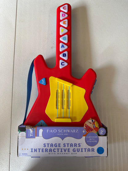 FAO Schwarz Stage Stars Interactive Guitar with Whammy Bar