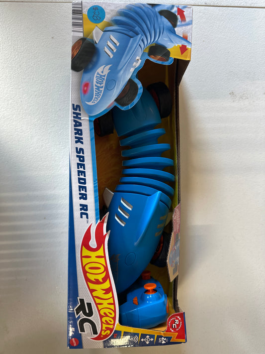 Hot Wheels RC 1:15 Scale Shark Speeder, Battery-Powered Remote-Control Vehicle