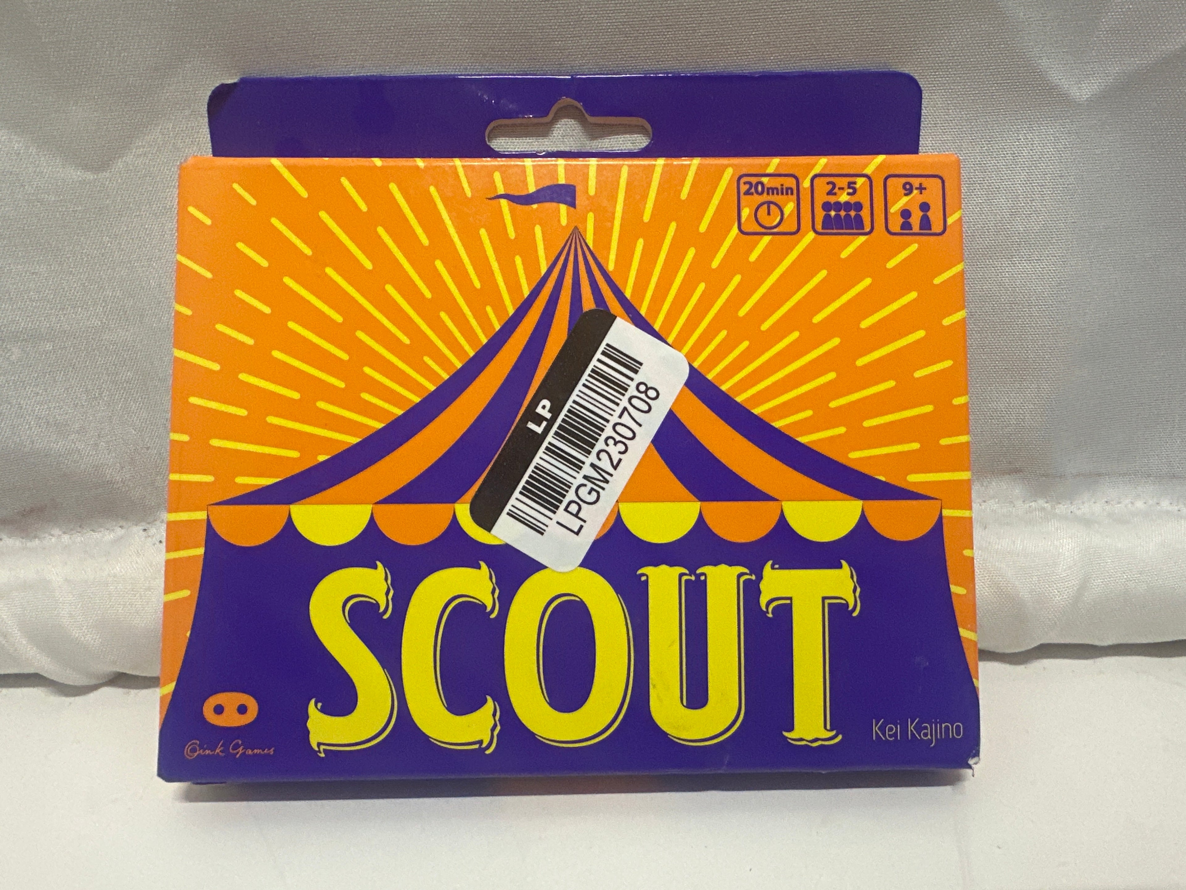 Scout for the Show Card Game Oink Games 2-5 Players Ages 9+ Strategy Party Game