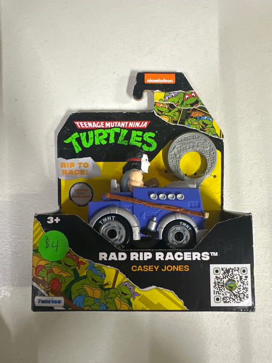 Teenage Mutant Ninja Turtles Toy Rad Rip Racers Casey Jones Car Funrise TMNT