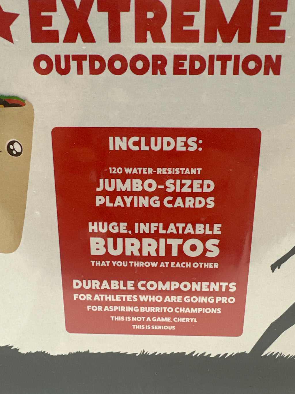 Throw Throw Burrito Extreme Outdoor Edition Exploding Kittens Party Game