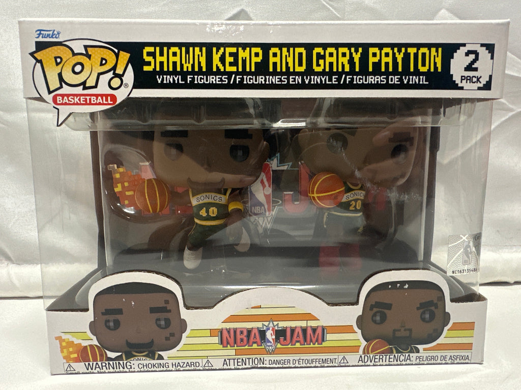 Funko Pop Basketball NBA Jam Shawn Kemp Gary Payton 2-Pack Sonics