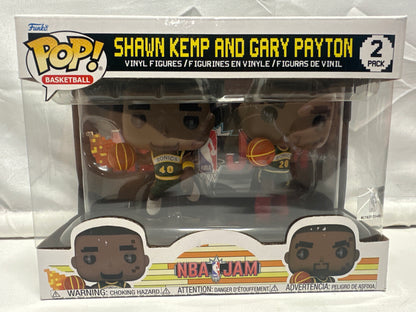 Funko Pop Basketball NBA Jam Shawn Kemp Gary Payton 2-Pack Sonics