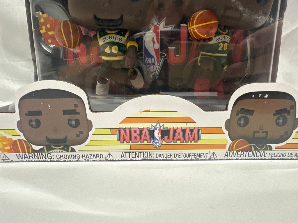 Funko Pop Basketball NBA Jam Shawn Kemp Gary Payton 2-Pack Sonics
