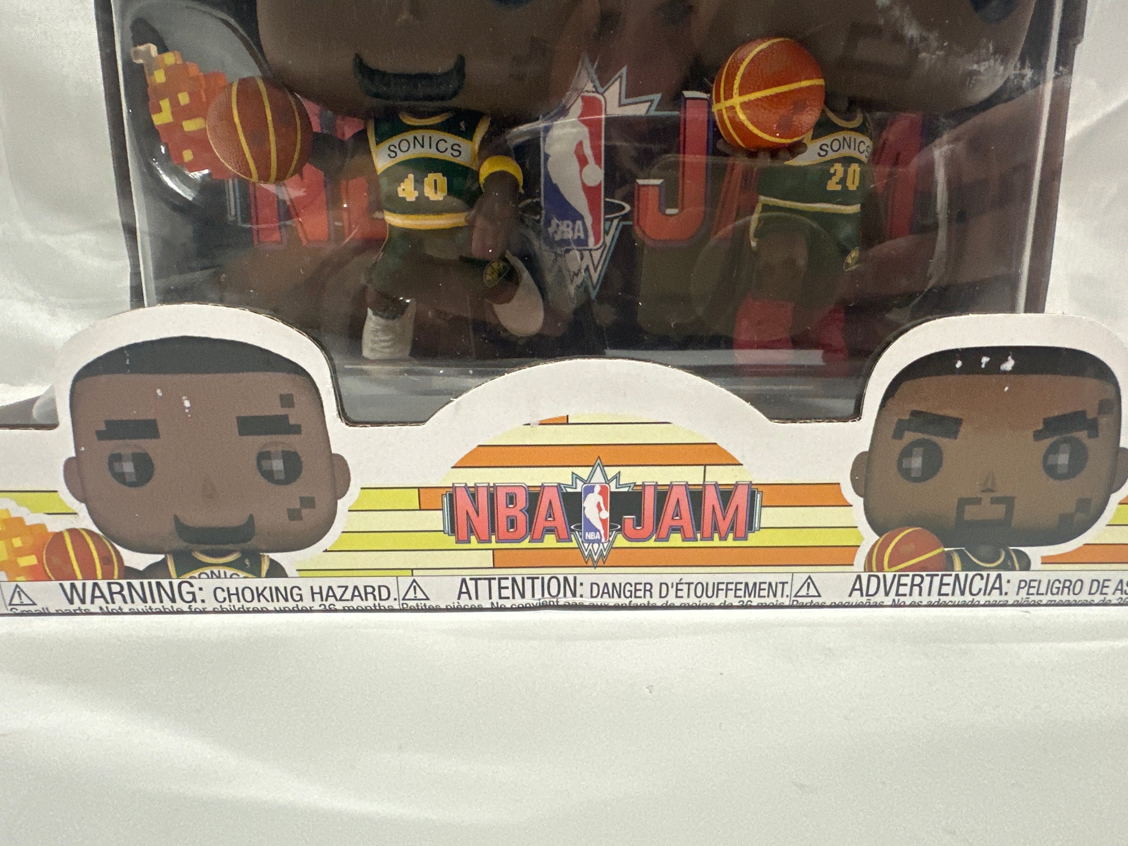 Funko Pop Basketball NBA Jam Shawn Kemp Gary Payton 2-Pack Sonics