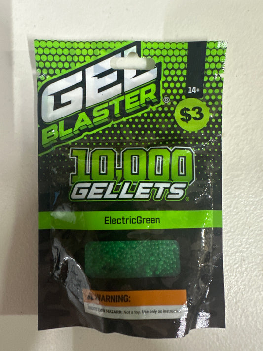 Gel Blaster Gellets Electric Green 10000 pc