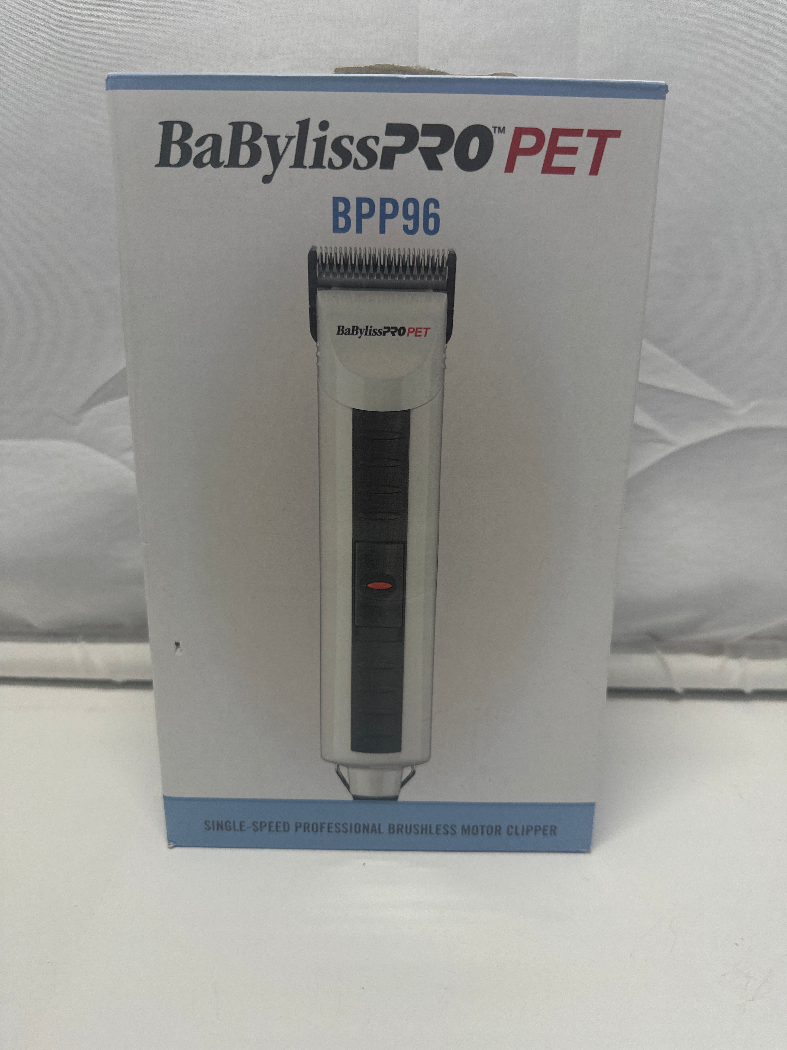 BaBylissPRO PET BPP96 Professional Single Speed Brushless Motor Clipper New