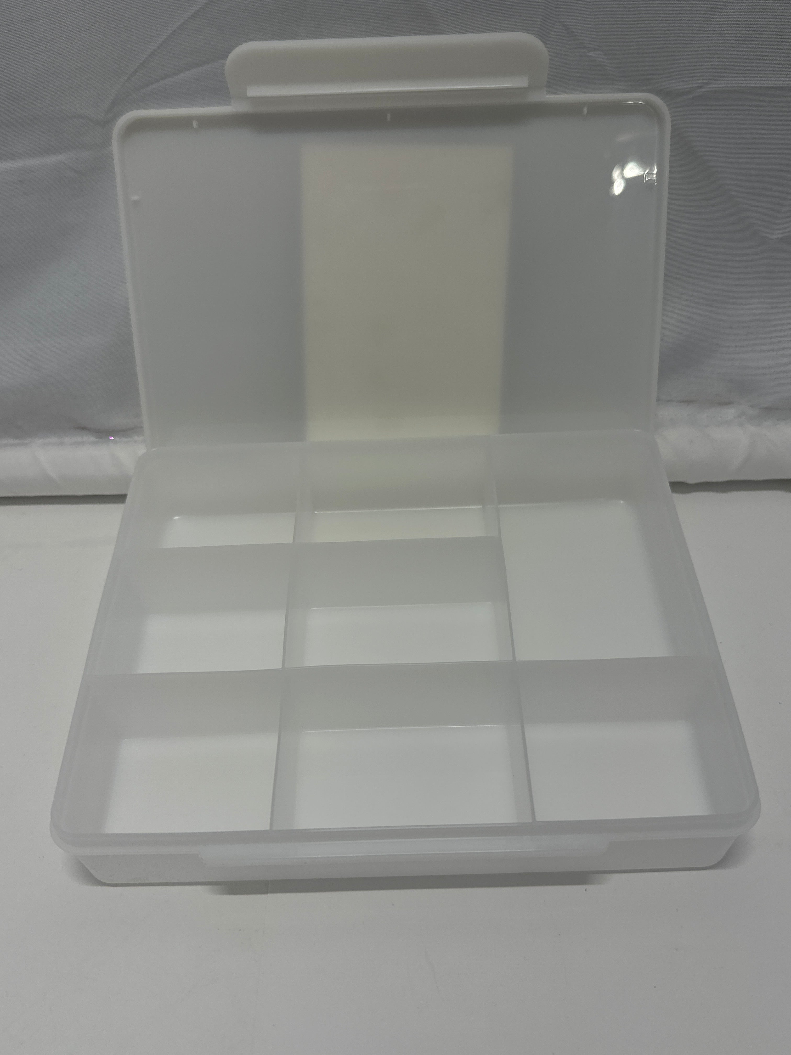 Dealworthy Snack Box 8 Compartment Clear Bento Food Storage Container
