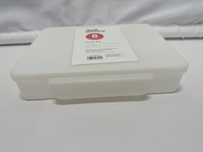 Dealworthy Snack Box 8 Compartment Clear Bento Food Storage Container