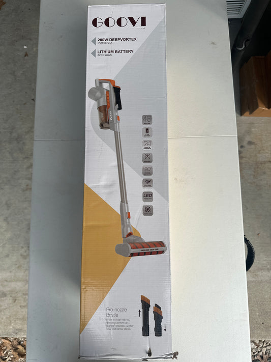 GOOVI Cordless Stick Vacuum Cleaner, Powerful Suction Lightweight Vacuum Cleaner for Hard Floor