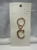 A New Day Gold Letter C Bag Charm Purse Keychain Initial Charm