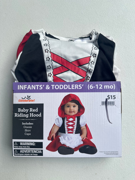 Incharacter Little Red Riding Hood Infant Costume 6-12 Months Female