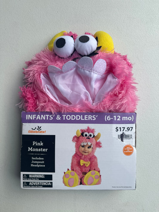 Pinky Winky Monster Costume for Babies, Girls 6-12 months