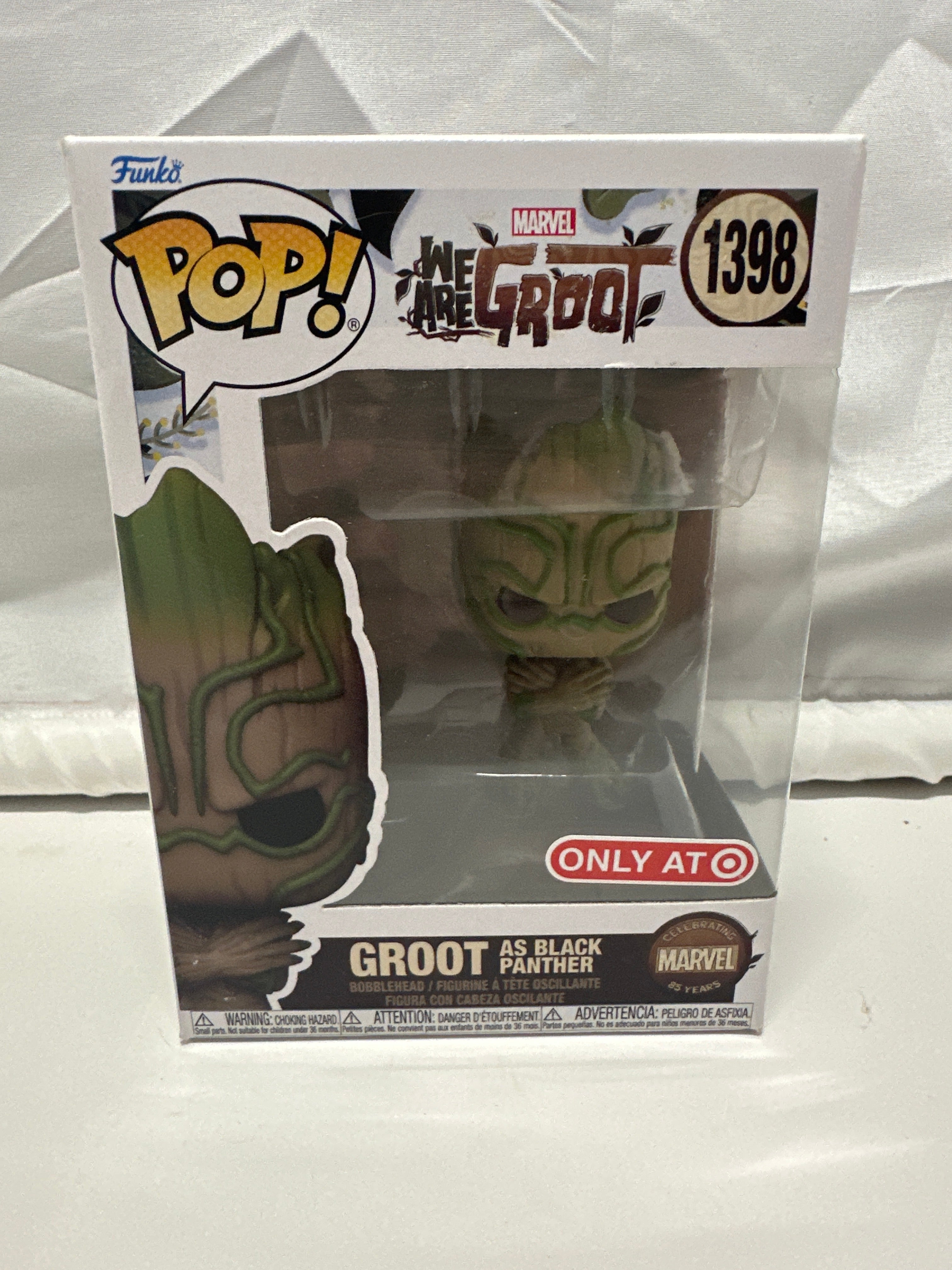Funko Pop Marvel We Are Groot Groot as Black Panther #1398 Target Exclusive