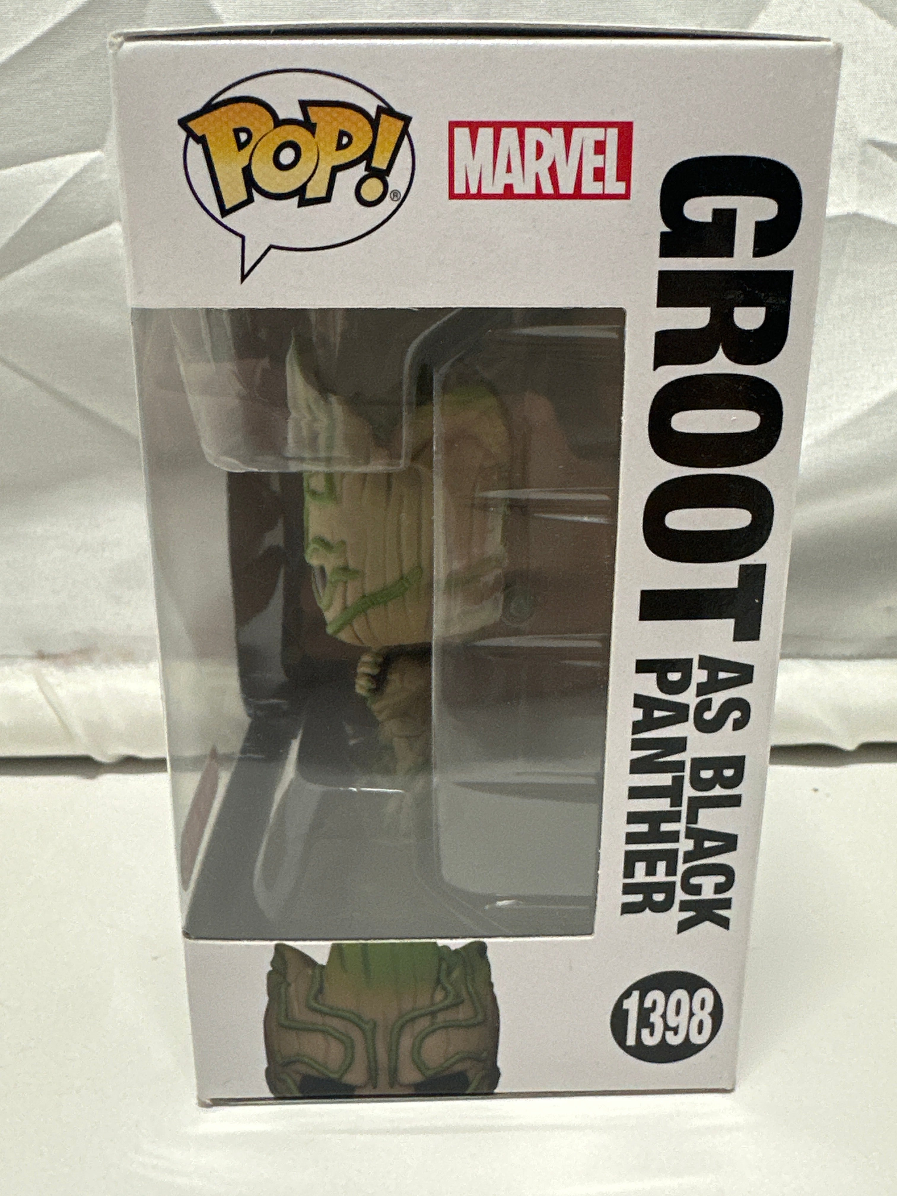 Funko Pop Marvel We Are Groot Groot as Black Panther #1398 Target Exclusive