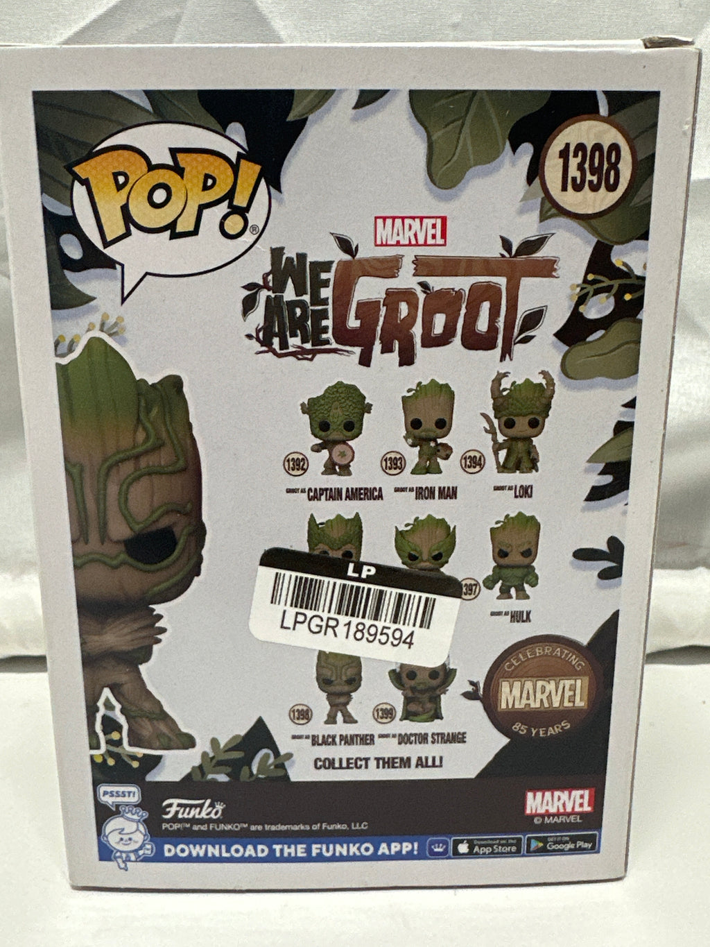 Funko Pop Marvel We Are Groot Groot as Black Panther #1398 Target Exclusive