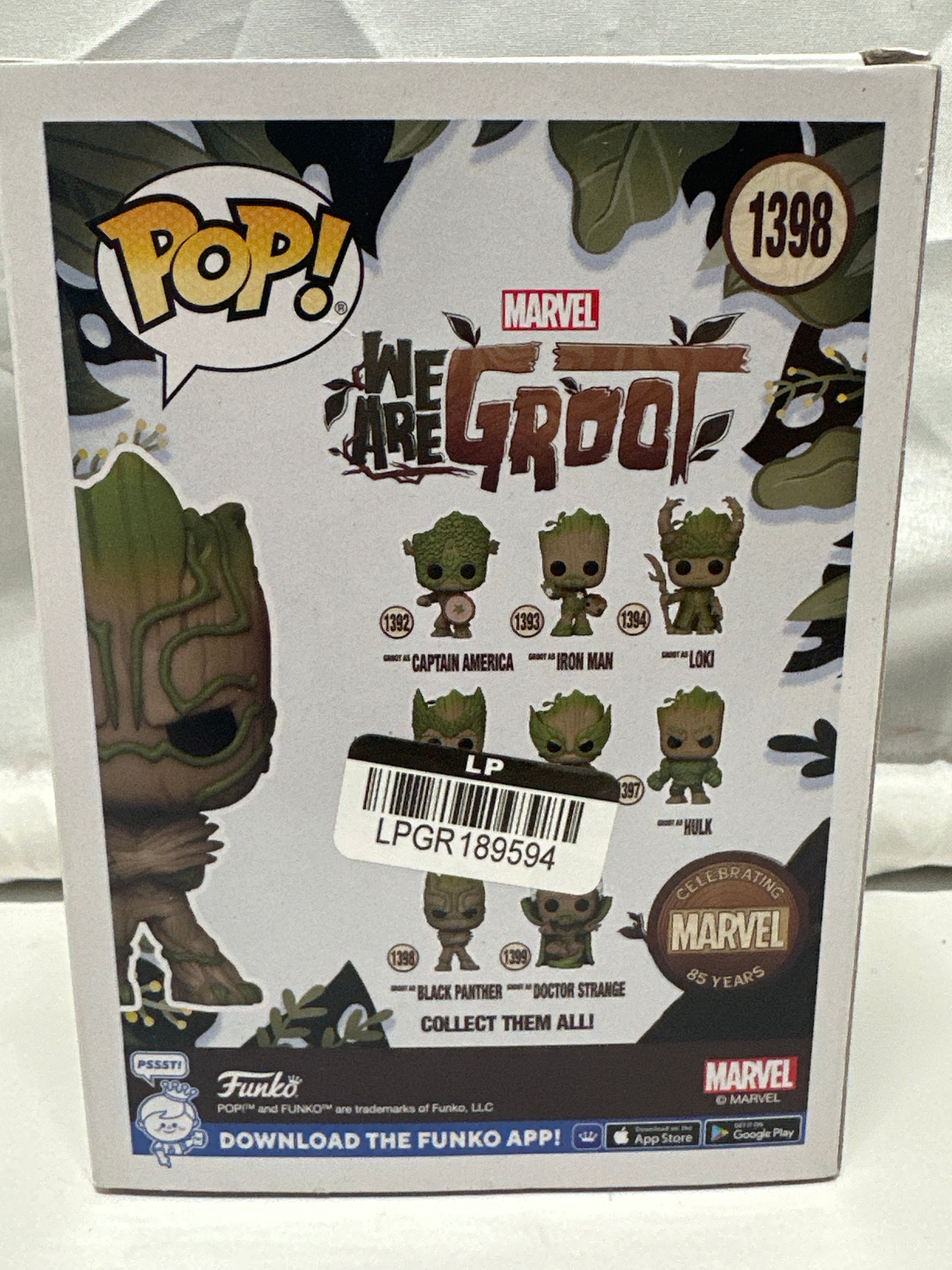 Funko Pop Marvel We Are Groot Groot as Black Panther #1398 Target Exclusive