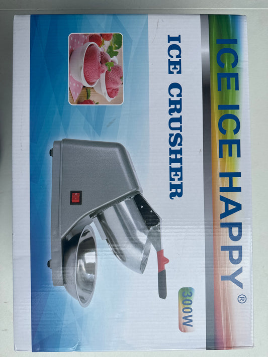 Shaved Ice Machine Snow Cone Machine Ice Crusher with Stainless Steel Blade Kitchen Electric for Shaved Ice and Snow Cone (300W 2000r/min)