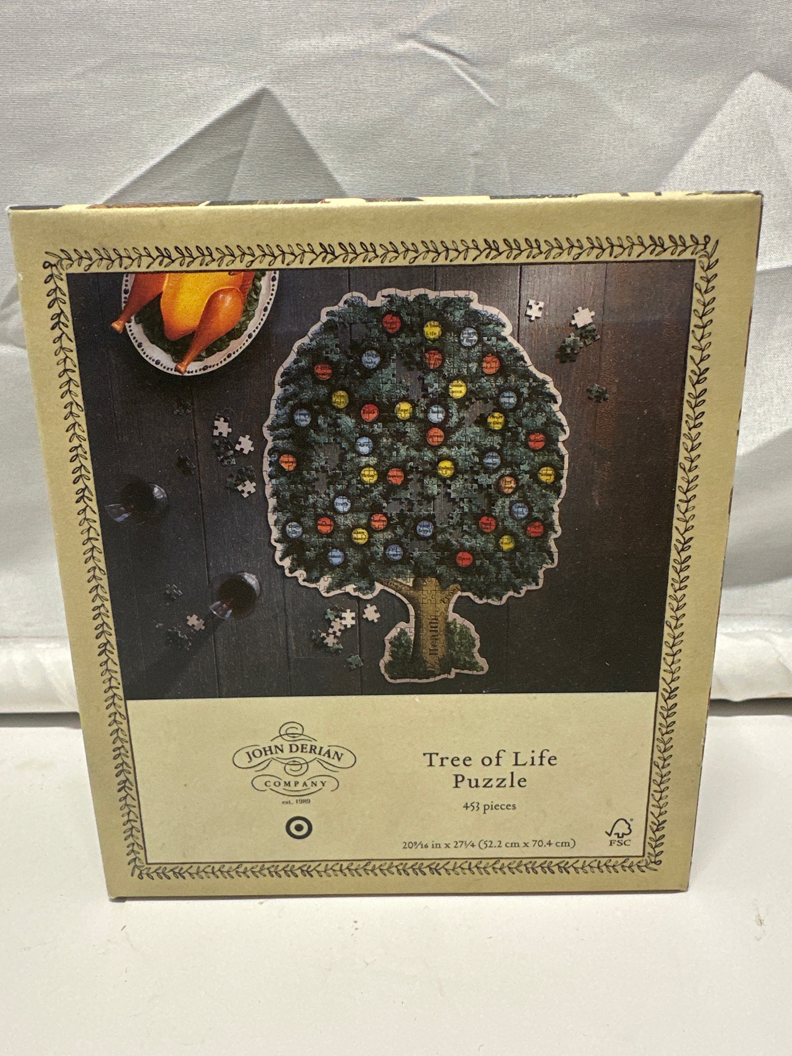John Derian Tree of Life 453 Piece Jigsaw Puzzle Target FSC New
