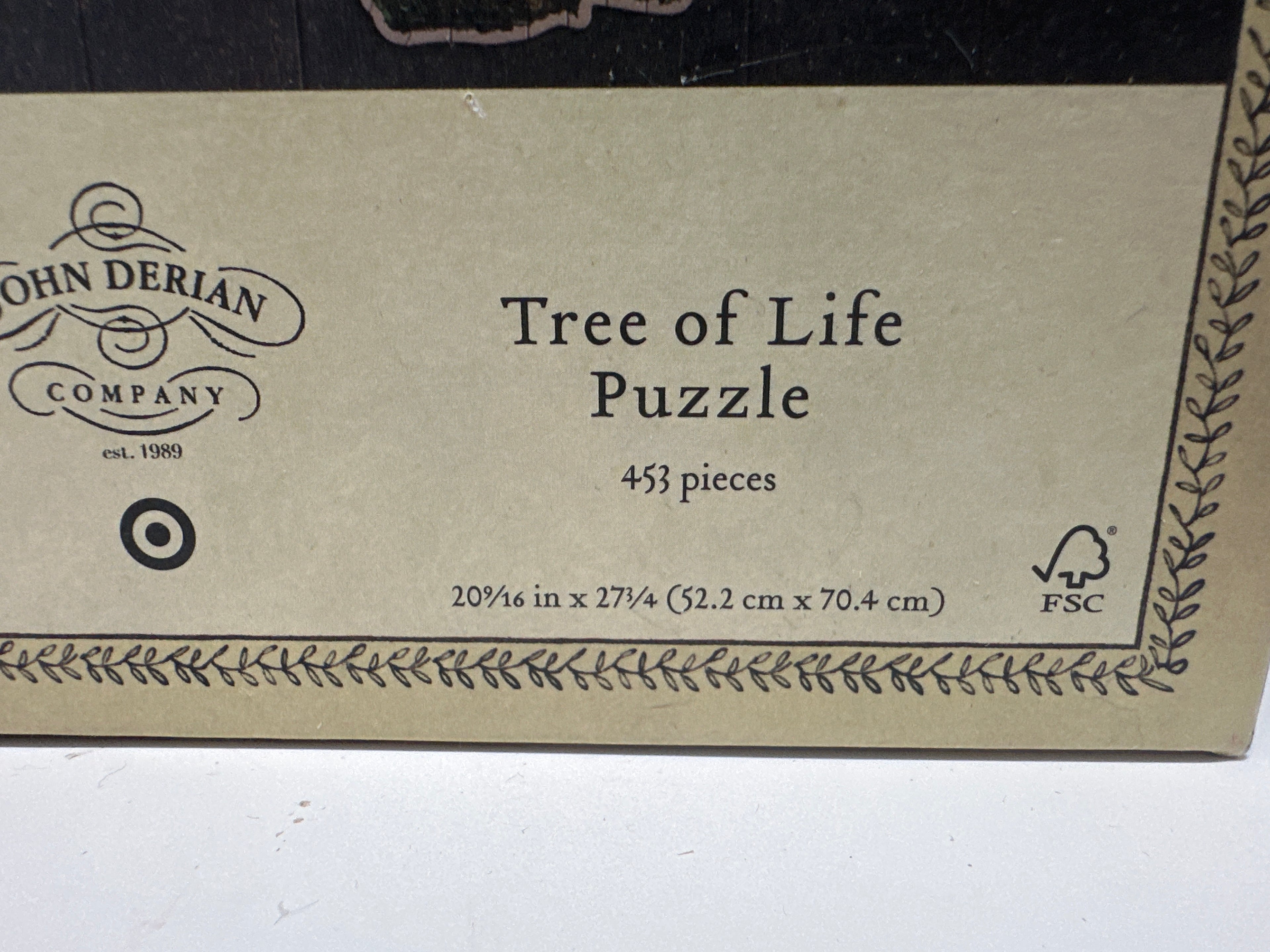 John Derian Tree of Life 453 Piece Jigsaw Puzzle Target FSC New