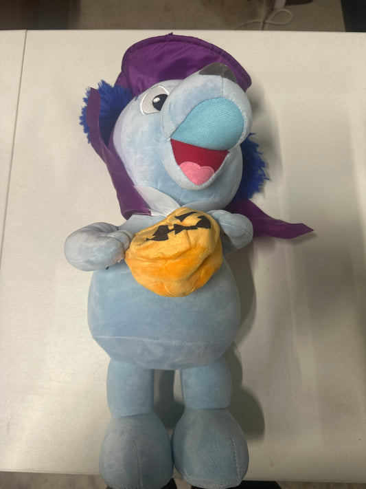 Halloween Blue Dog Plush Door Greeter, 22.4 in, by Way To Celebrate