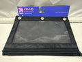 Up&Up Zip-Up Mesh Binder Pouch Black 10" x 7.25" 3 Ring Zipper Pencil Case