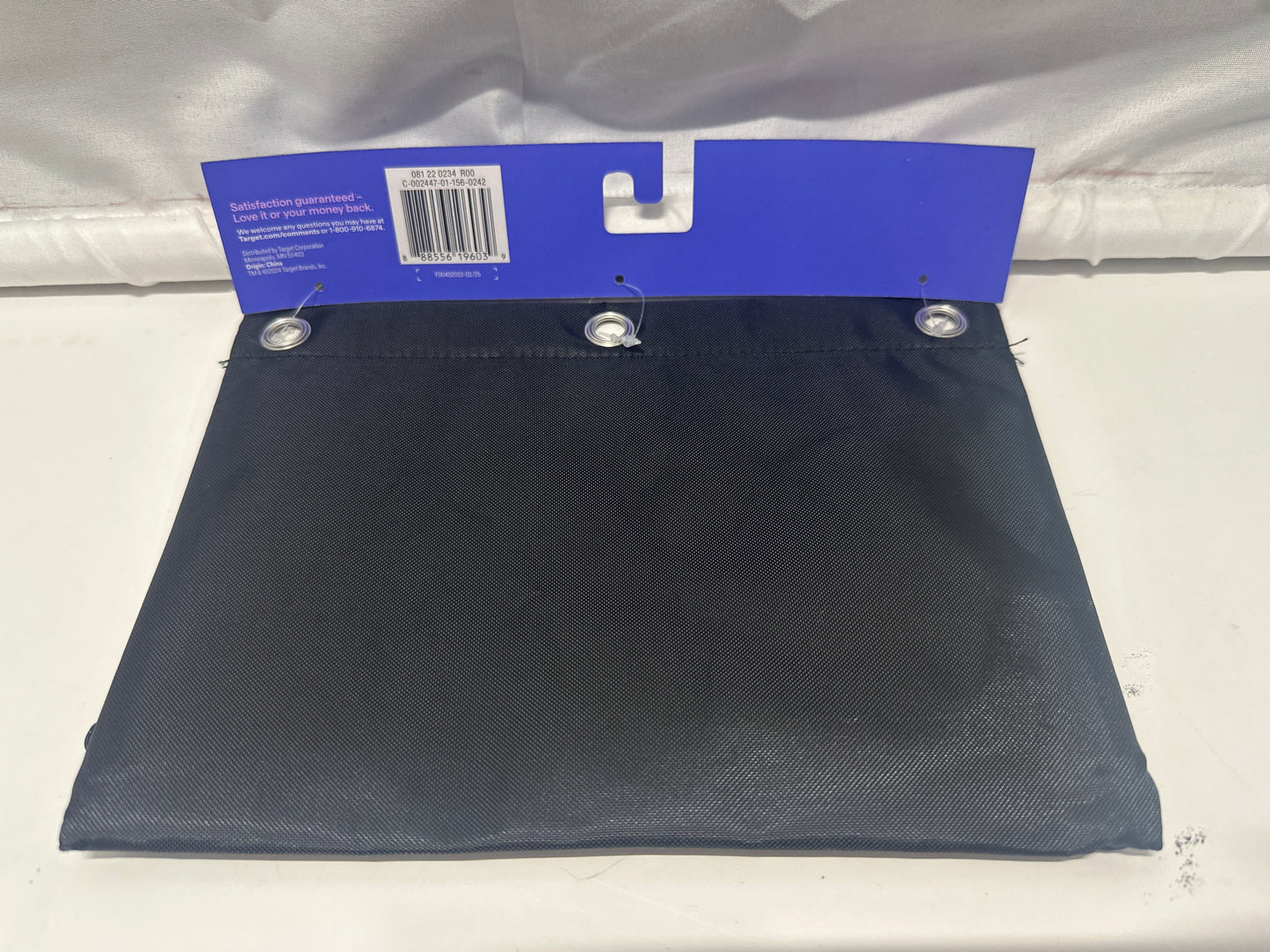 Up&Up Zip-Up Mesh Binder Pouch Black 10" x 7.25" 3 Ring Zipper Pencil Case