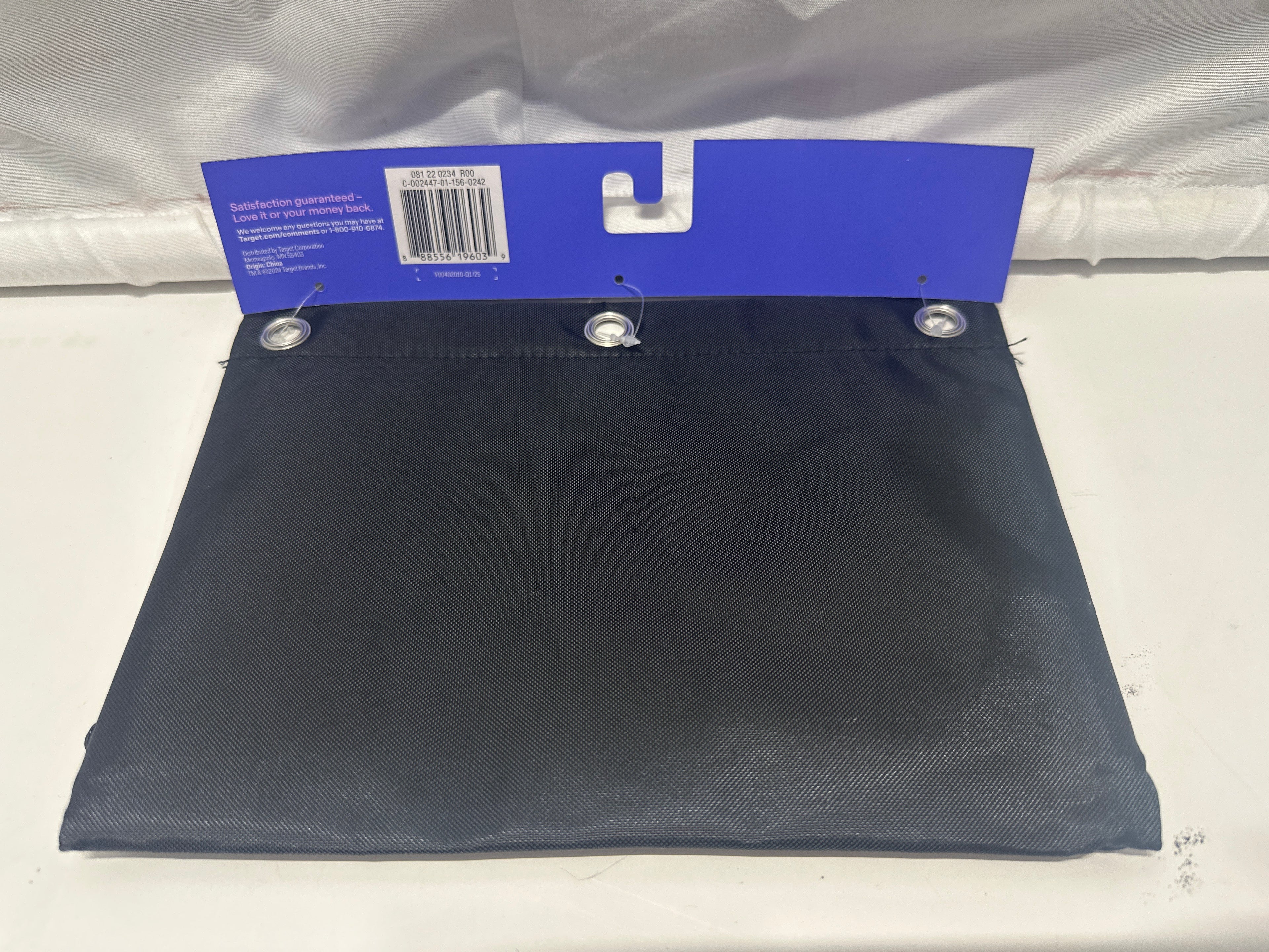 Up&Up Zip-Up Mesh Binder Pouch Black 10" x 7.25" 3 Ring Zipper Pencil Case
