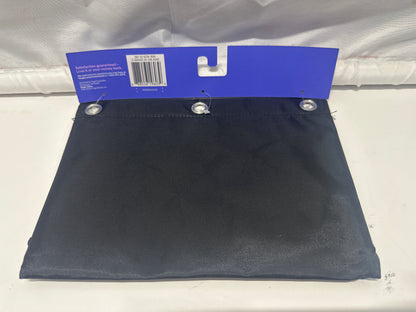 Up&Up Zip-Up Mesh Binder Pouch Black 10" x 7.25" 3 Ring Zipper Pencil Case