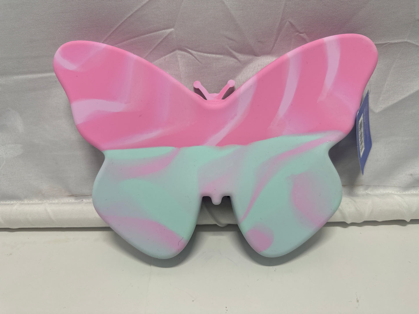 Up & Up Butterfly Pop Fidget Silicone Pencil Pouch Pink Blue