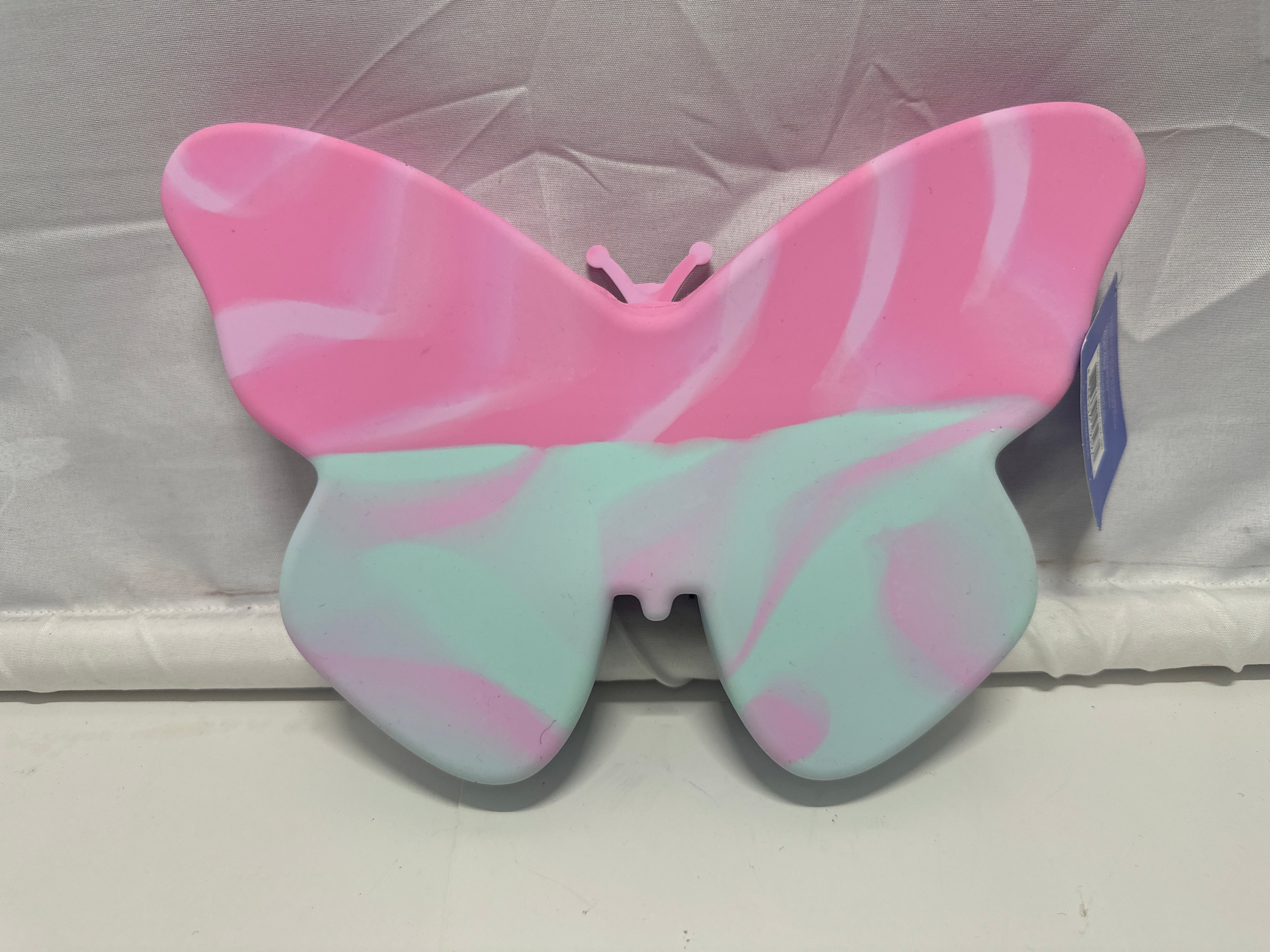 Up & Up Butterfly Pop Fidget Silicone Pencil Pouch Pink Blue