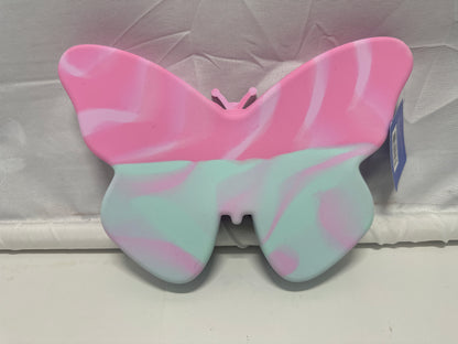 Up & Up Butterfly Pop Fidget Silicone Pencil Pouch Pink Blue