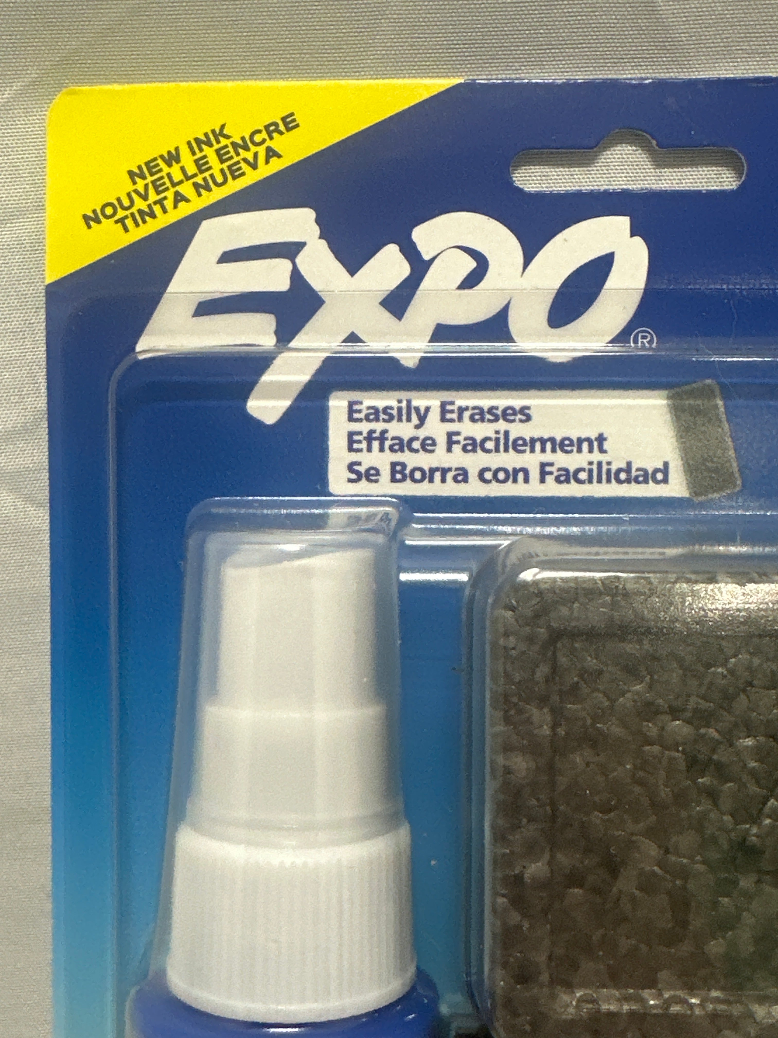 EXPO Dry Erase Marker Kit Chisel Tip 4 Markers Cleaner Eraser Assorted Colors